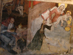 détail de la fresque de la Nativité